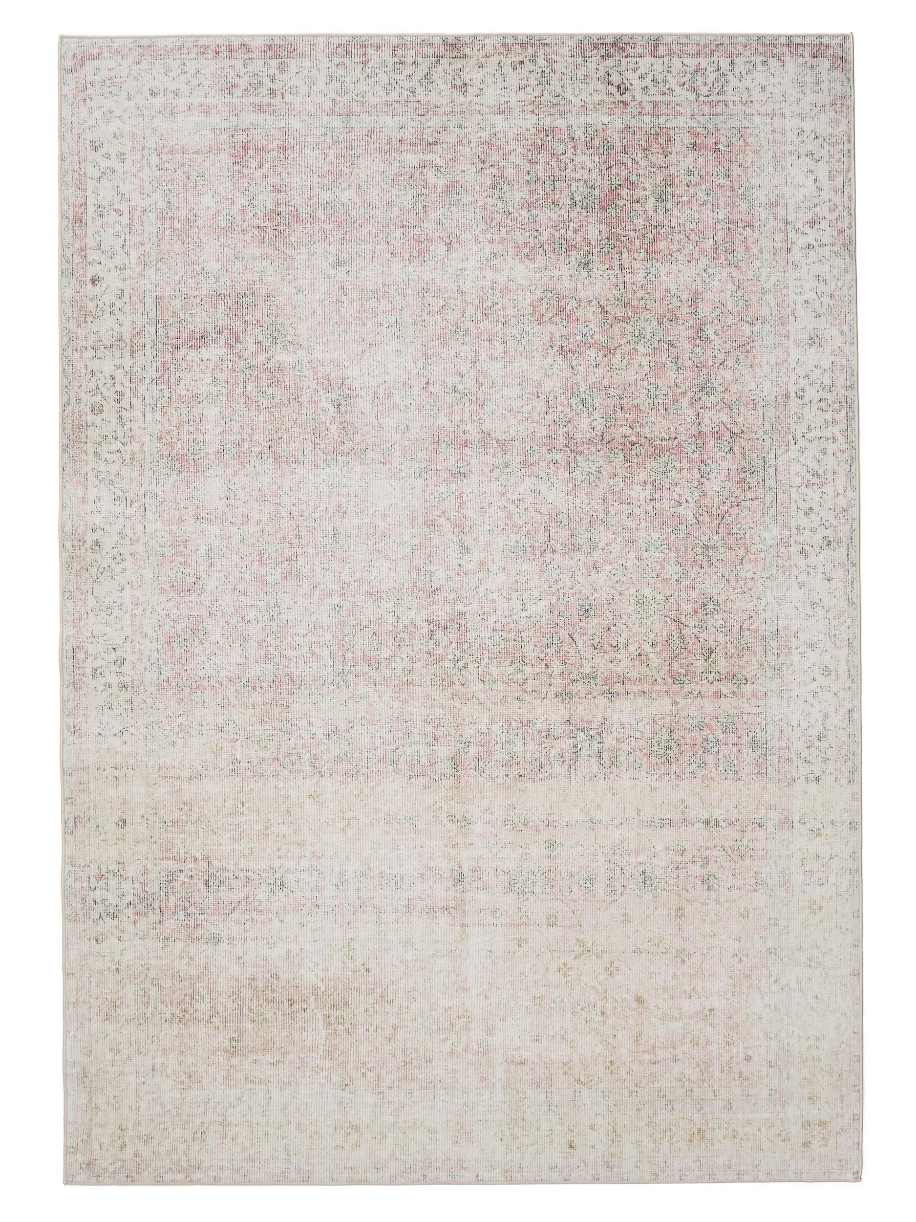 Washable Rug George Beige/Rose