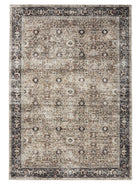 Washable Rug George Charcoal/Taupe