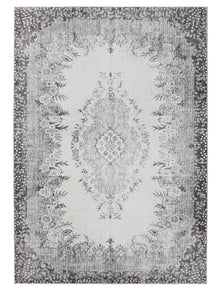 Washable Rug George Black/Grey