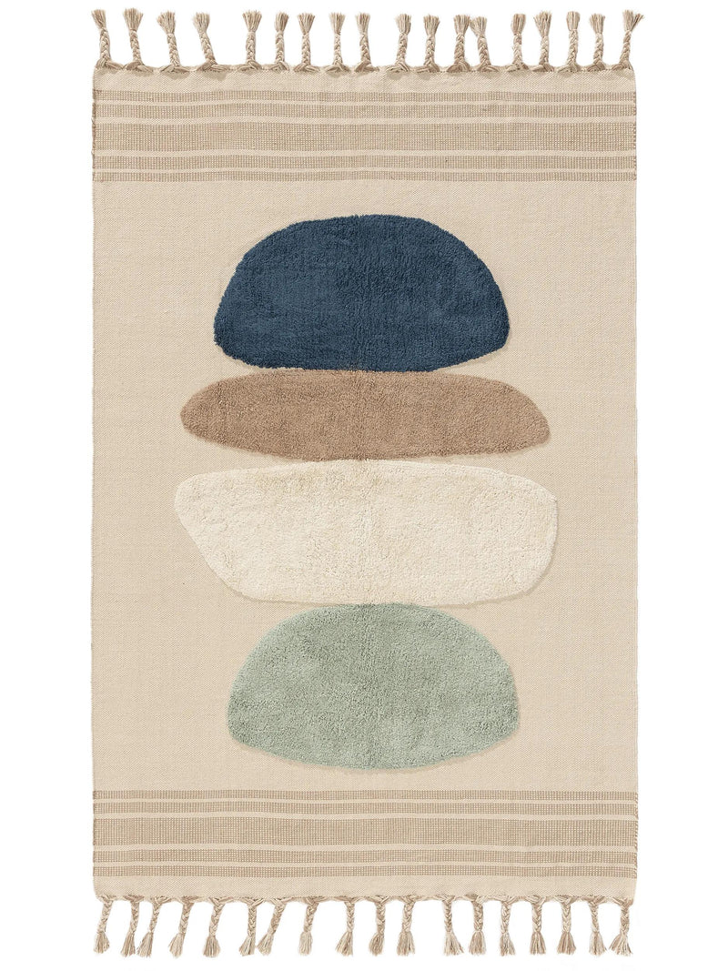 Cotton Rug Gibson Blue