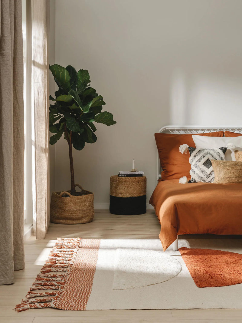 Cotton Rug Gibson Orange