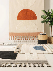 Cotton Rug Gibson Blue
