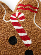 Christmas Cushion Gingerbread Man Brown