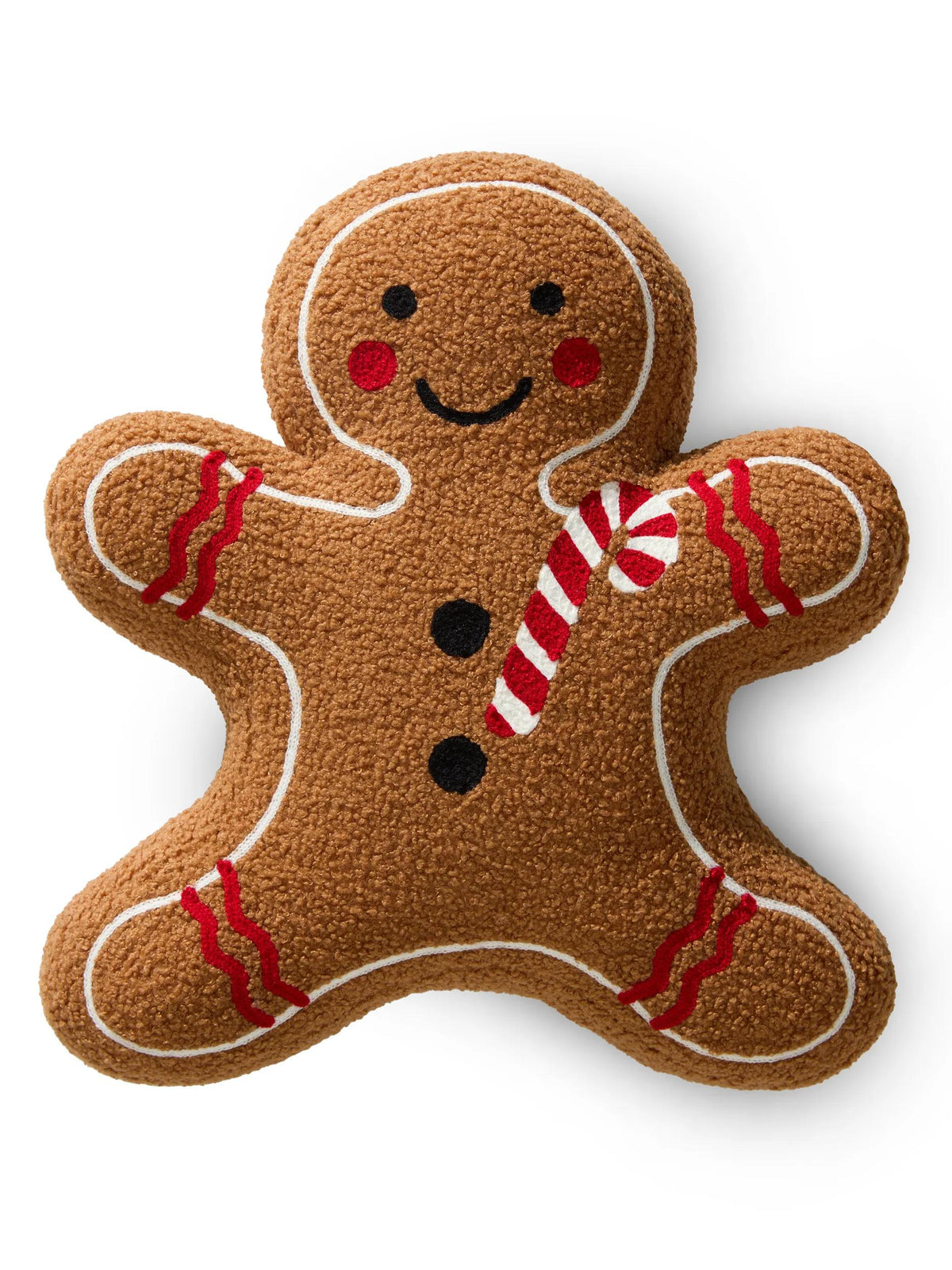 Christmas Cushion Gingerbread Man Brown