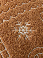 Christmas Cushion Gingerbread House Brown