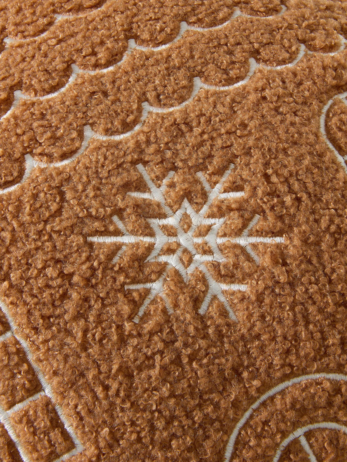 Christmas Cushion Gingerbread House Brown