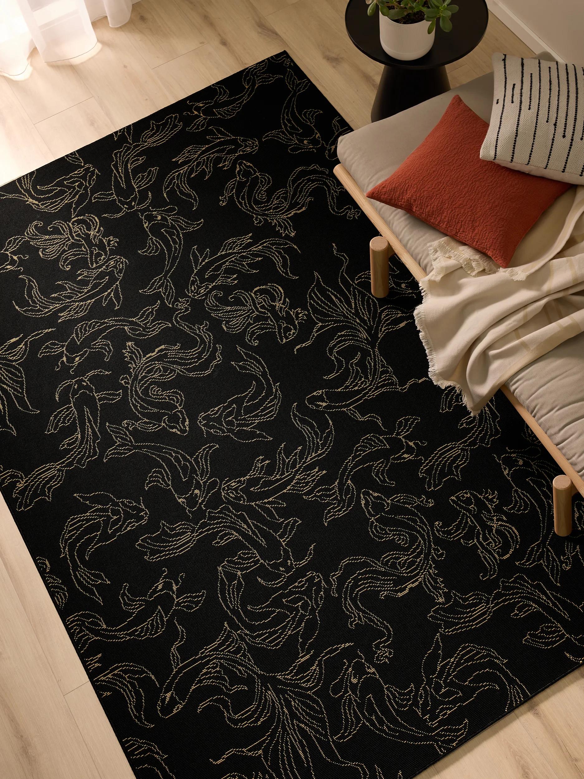 In- & Outdoor Rug Gloria Black
