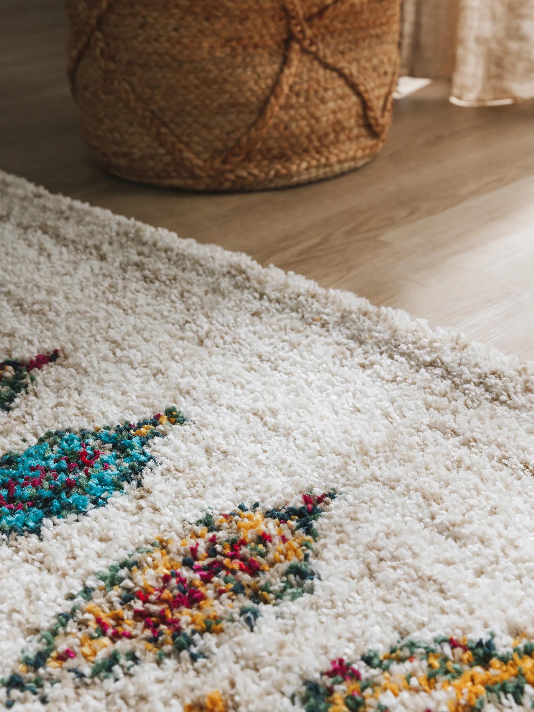 Shaggy rug Gobi Beige