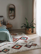 Shaggy rug Gobi Beige