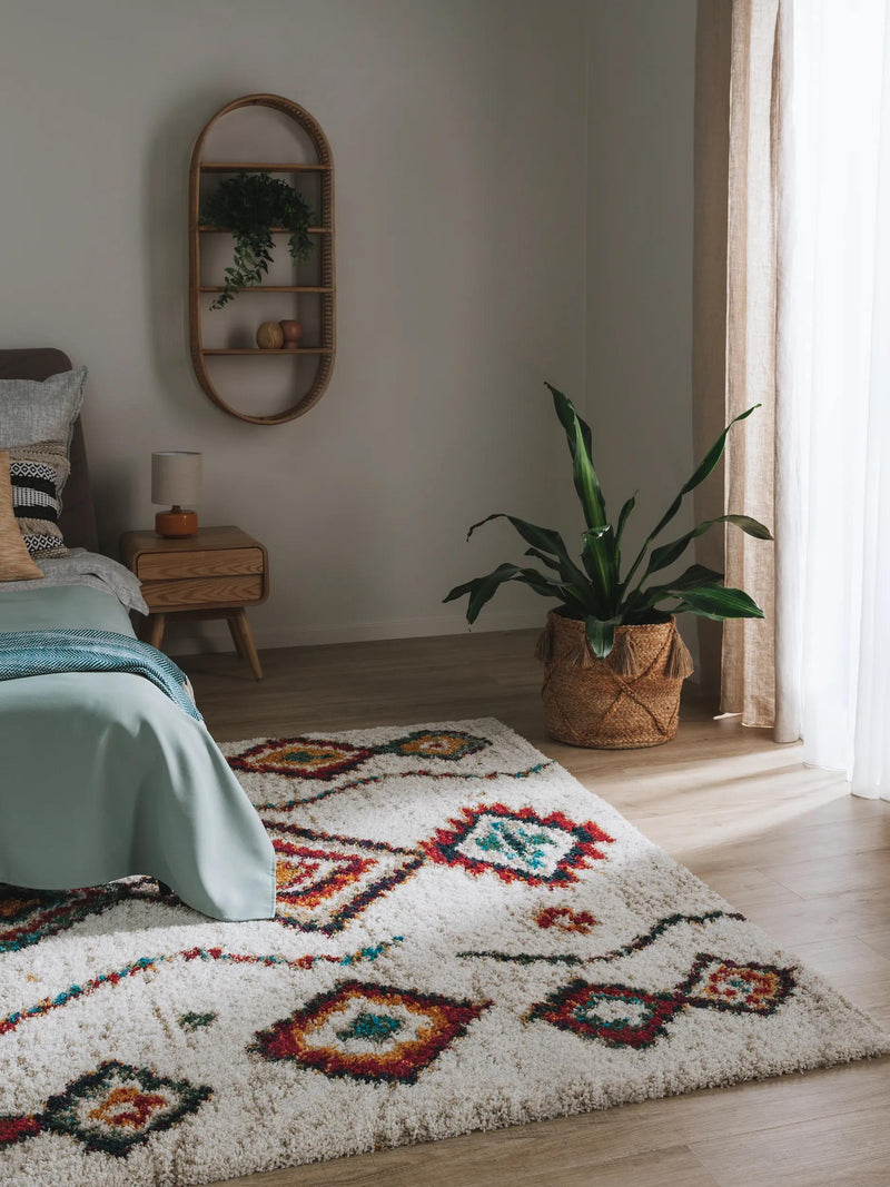 Shaggy rug Gobi Beige
