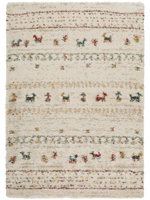Shaggy rug Gobi Beige