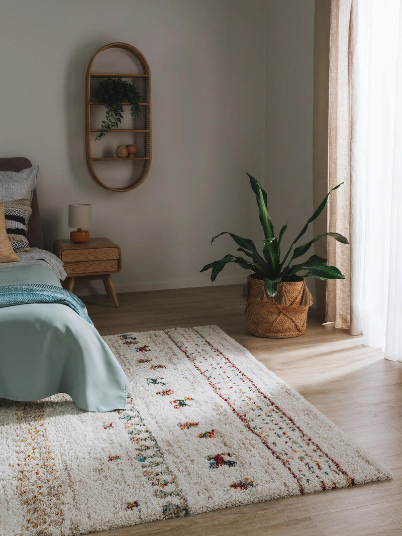 Shaggy rug Gobi Beige