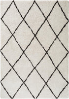 Shaggy rug Gobi Cream