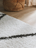 Shaggy rug Gobi Cream