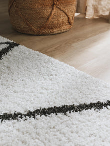 Shaggy rug Gobi Cream