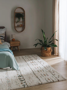 Shaggy rug Gobi Beige
