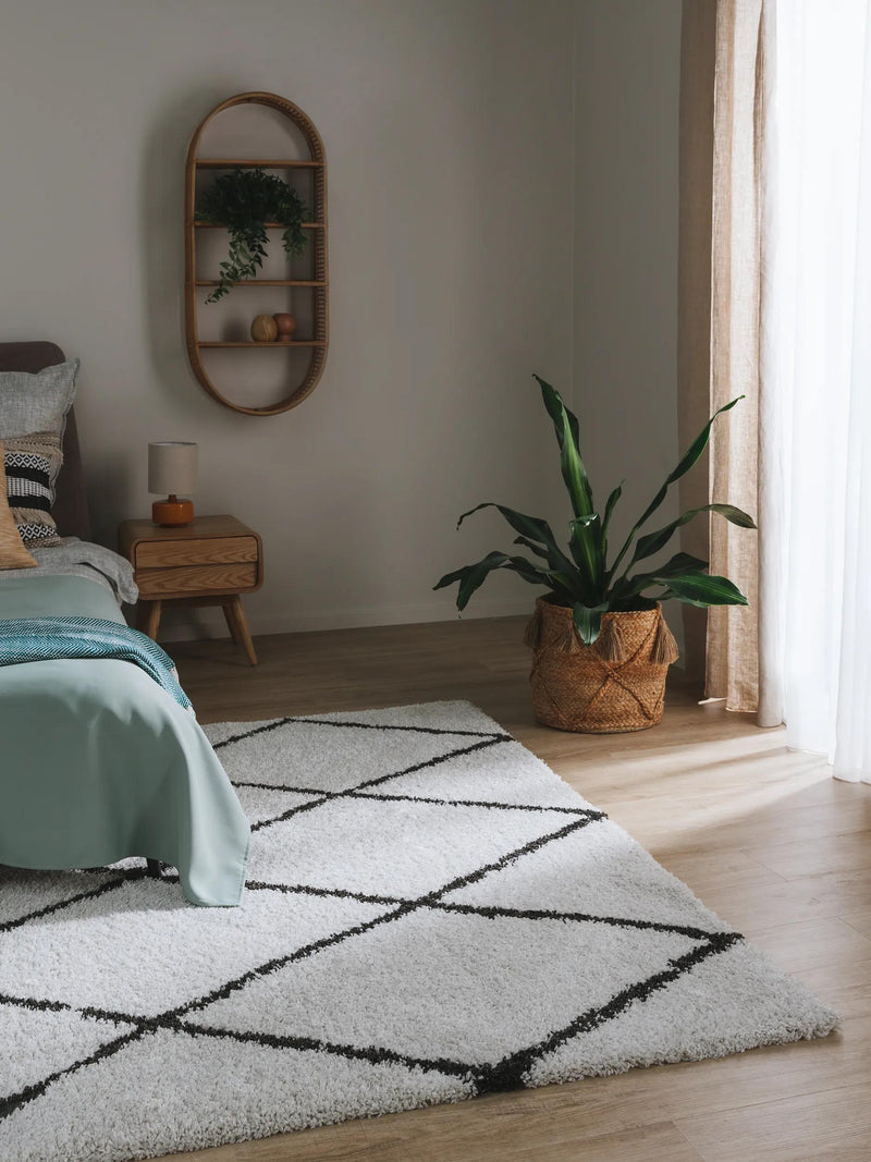 Shaggy rug Gobi Cream