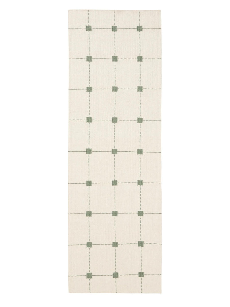 Wool Runner Grady Cream/Green