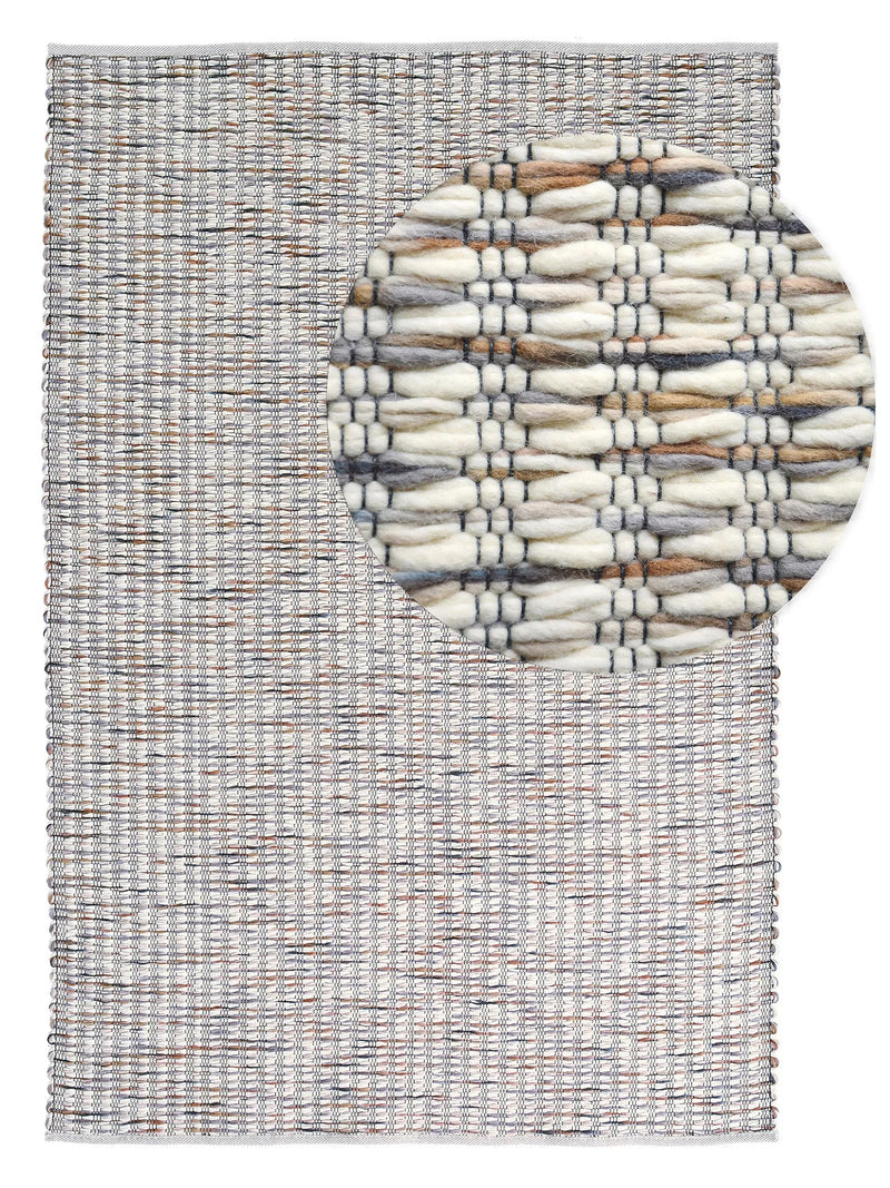 Wool Rug Grain Multicolour/Grey