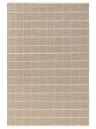Tapis en laine Gyda taupe