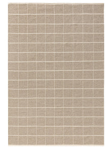 Tapis en laine Gyda taupe