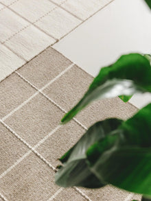 Tapis en laine Gyda taupe