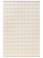 Tapis en laine Gyda crème