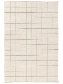 Tapis en laine Gyda crème