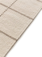 Tapis en laine Gyda crème