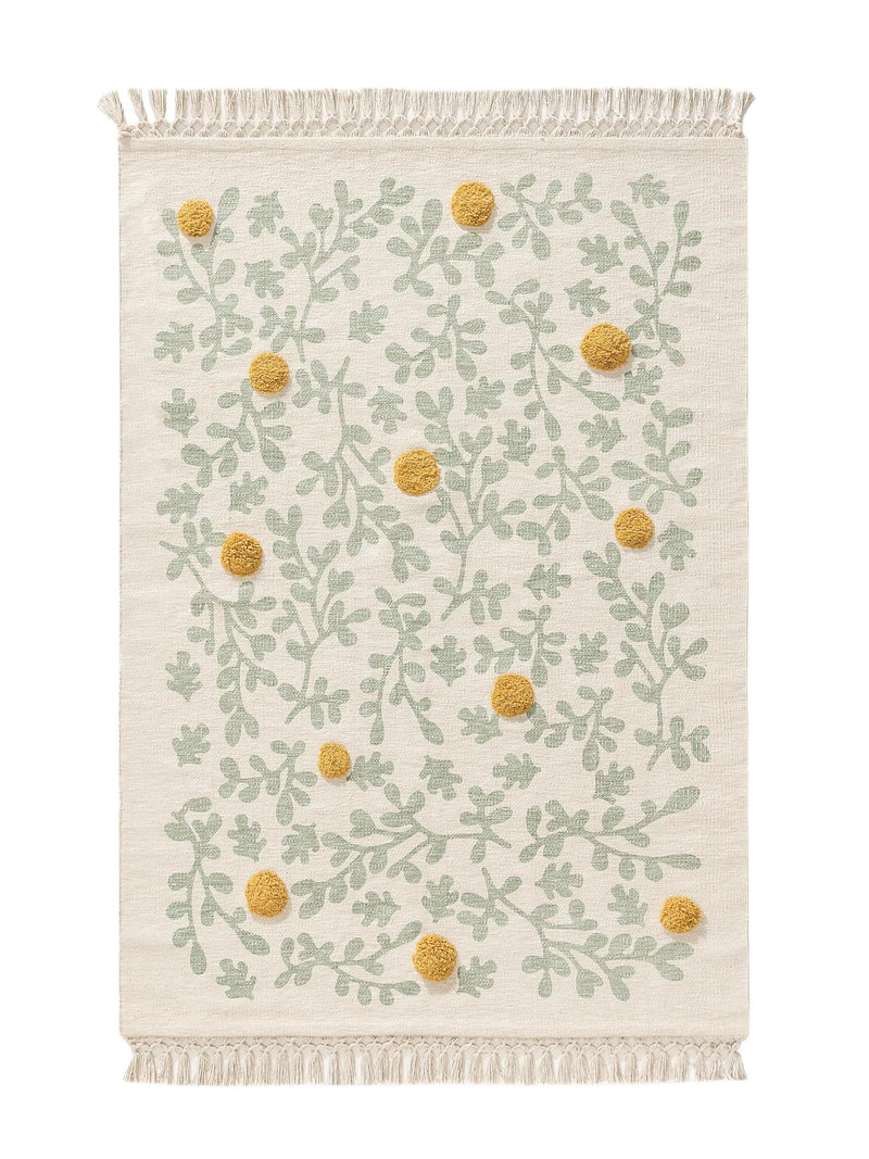 Kids rug Hana Cream/Green