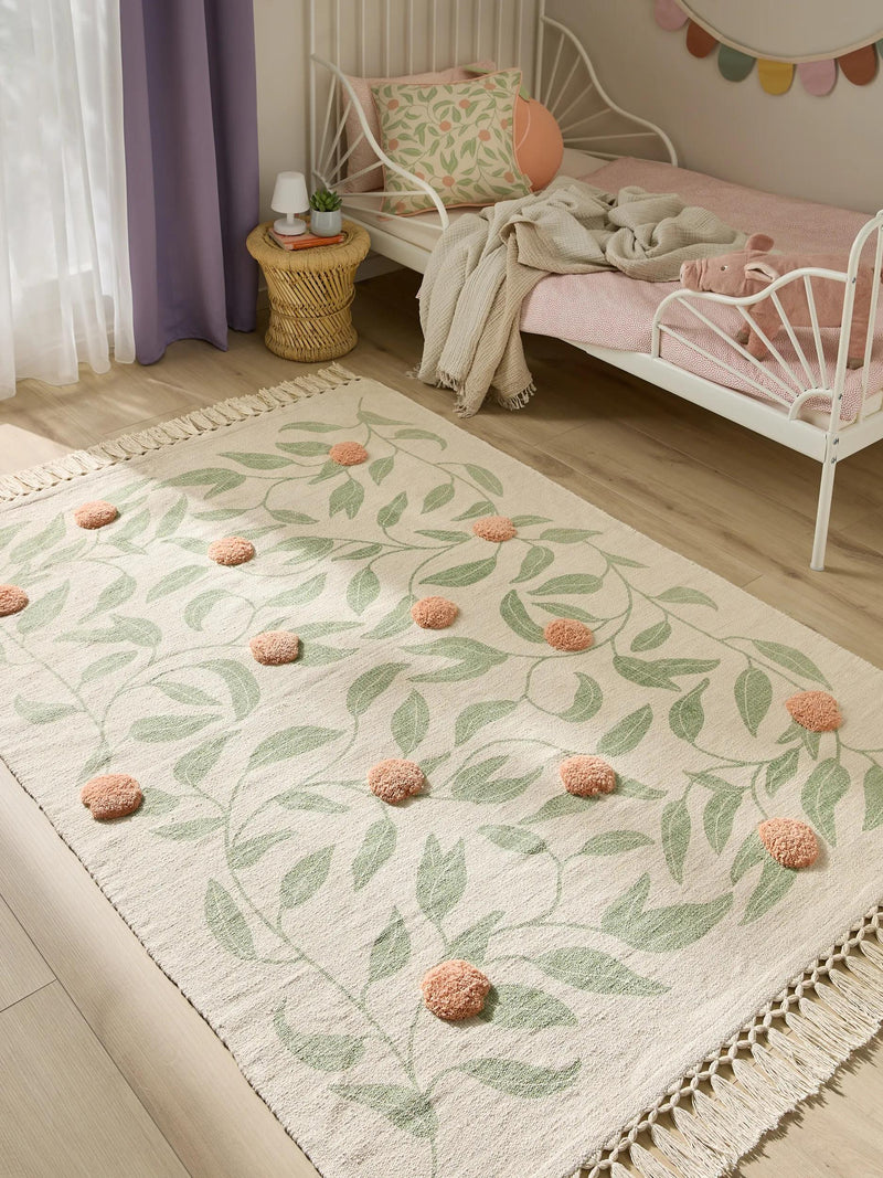 Tapis pour enfants Hana Crème/Rose