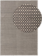 Alfombra de lana Hector Beige/Negro