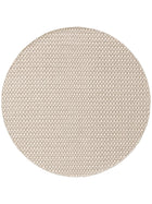 Round Wool Rug Hector Beige