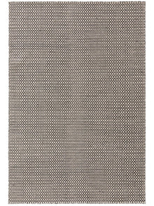 Alfombra de lana Hector Beige/Negro