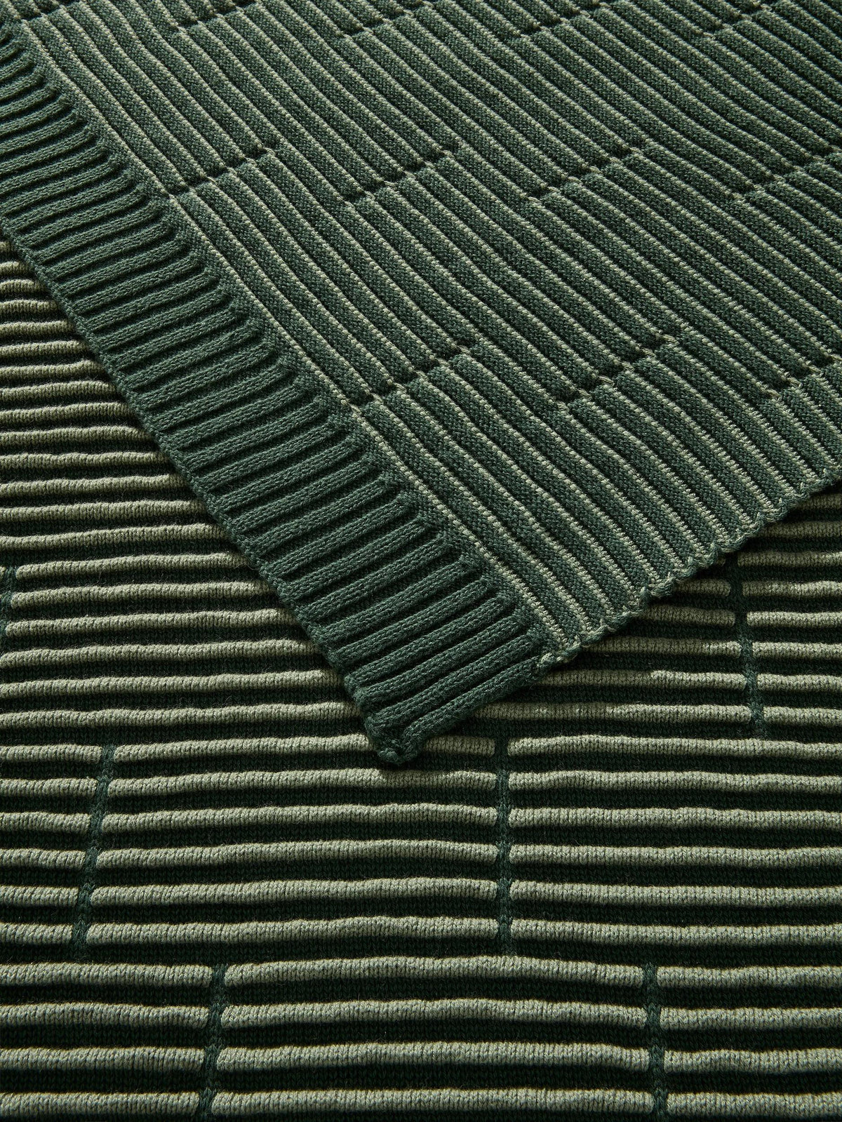 Cotton Blanket Heli Green