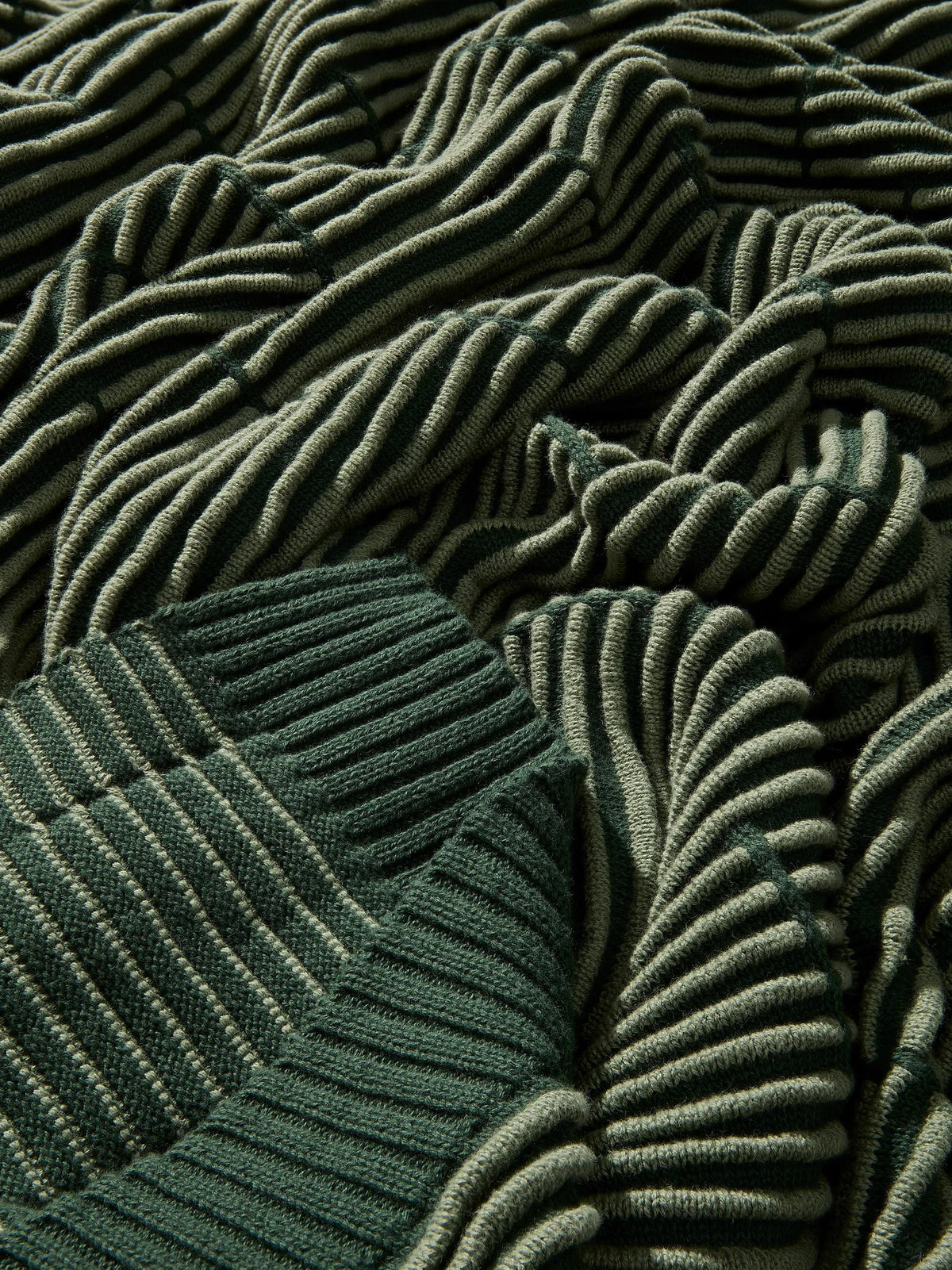 Cotton Blanket Heli Green