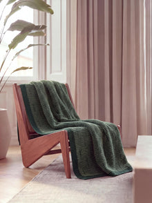 Cotton Blanket Heli Green