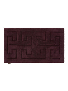 Tapis de bain Helios Bordeaux