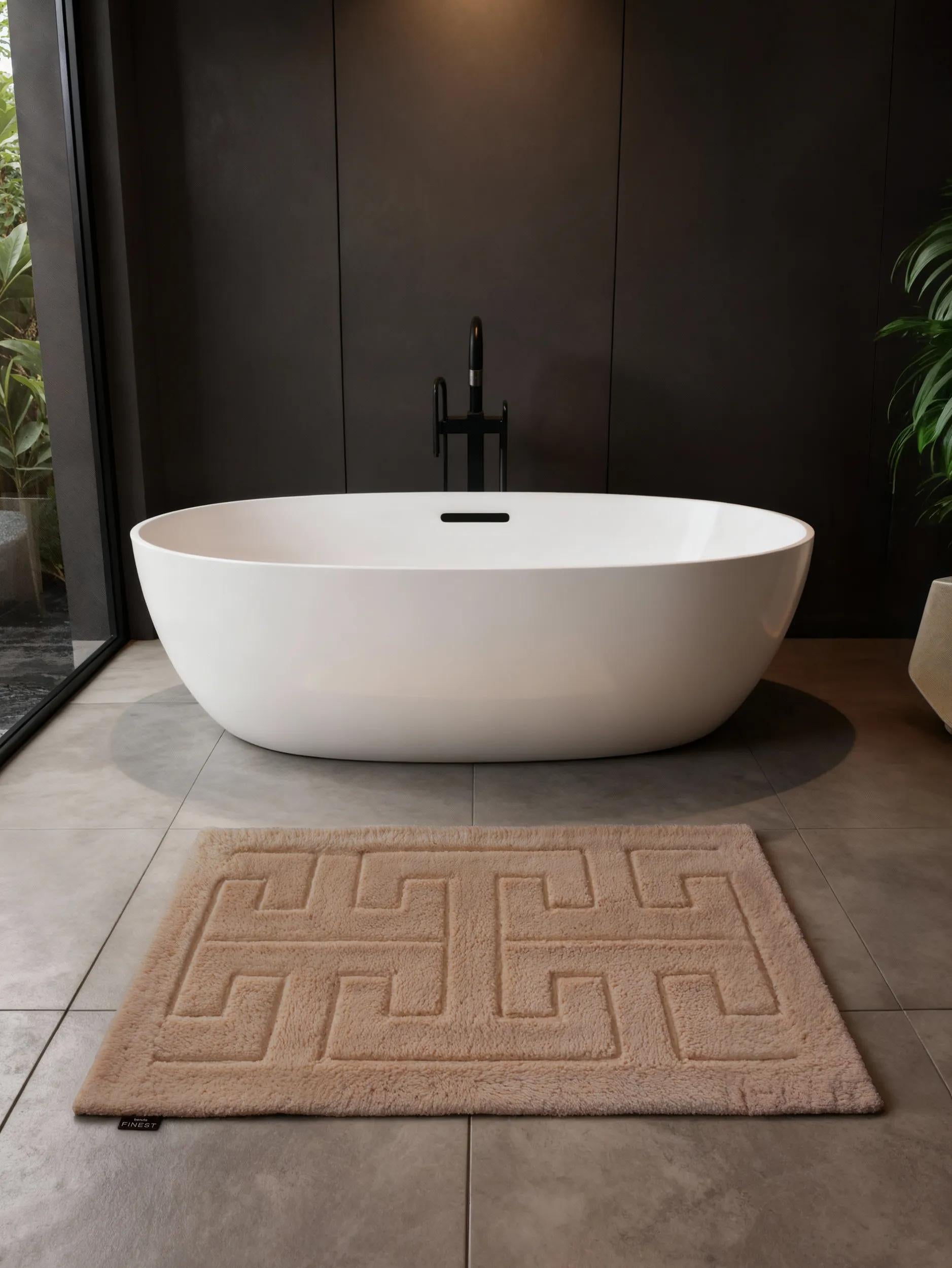 Bath Rug Helios Taupe