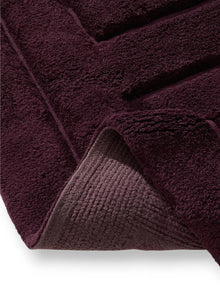 Tapis de bain Helios Bordeaux