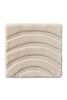 Alfombra de lana Helix crema