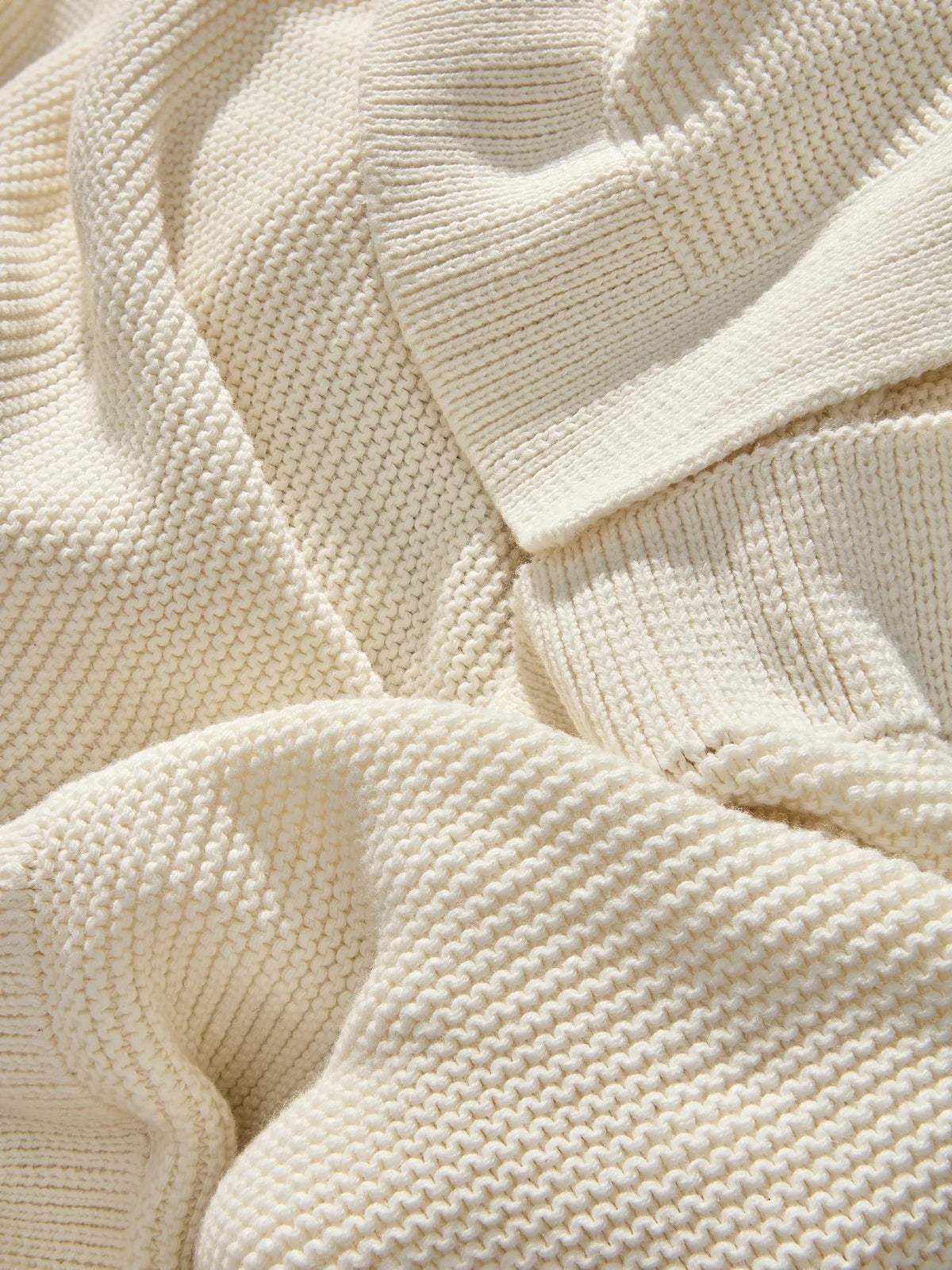 Cotton Blanket Helma Ivory
