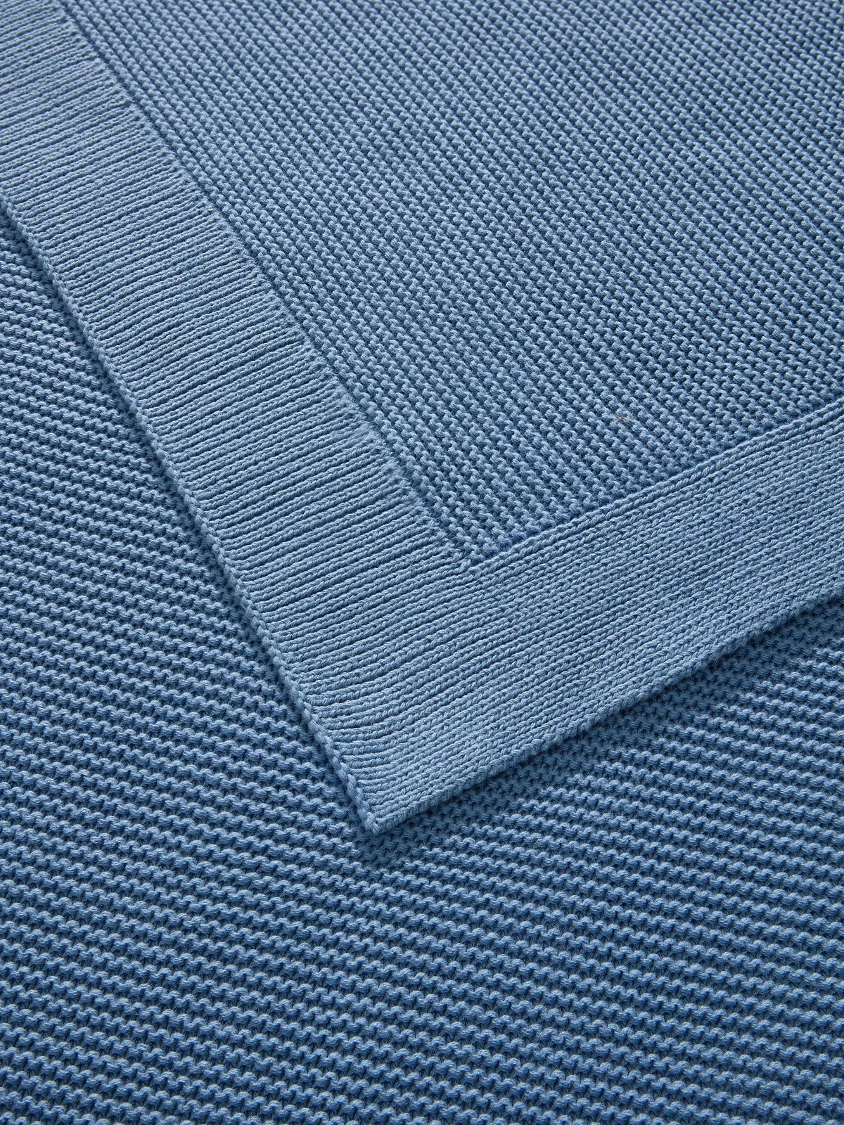 Cotton Blanket Helma Light Blue