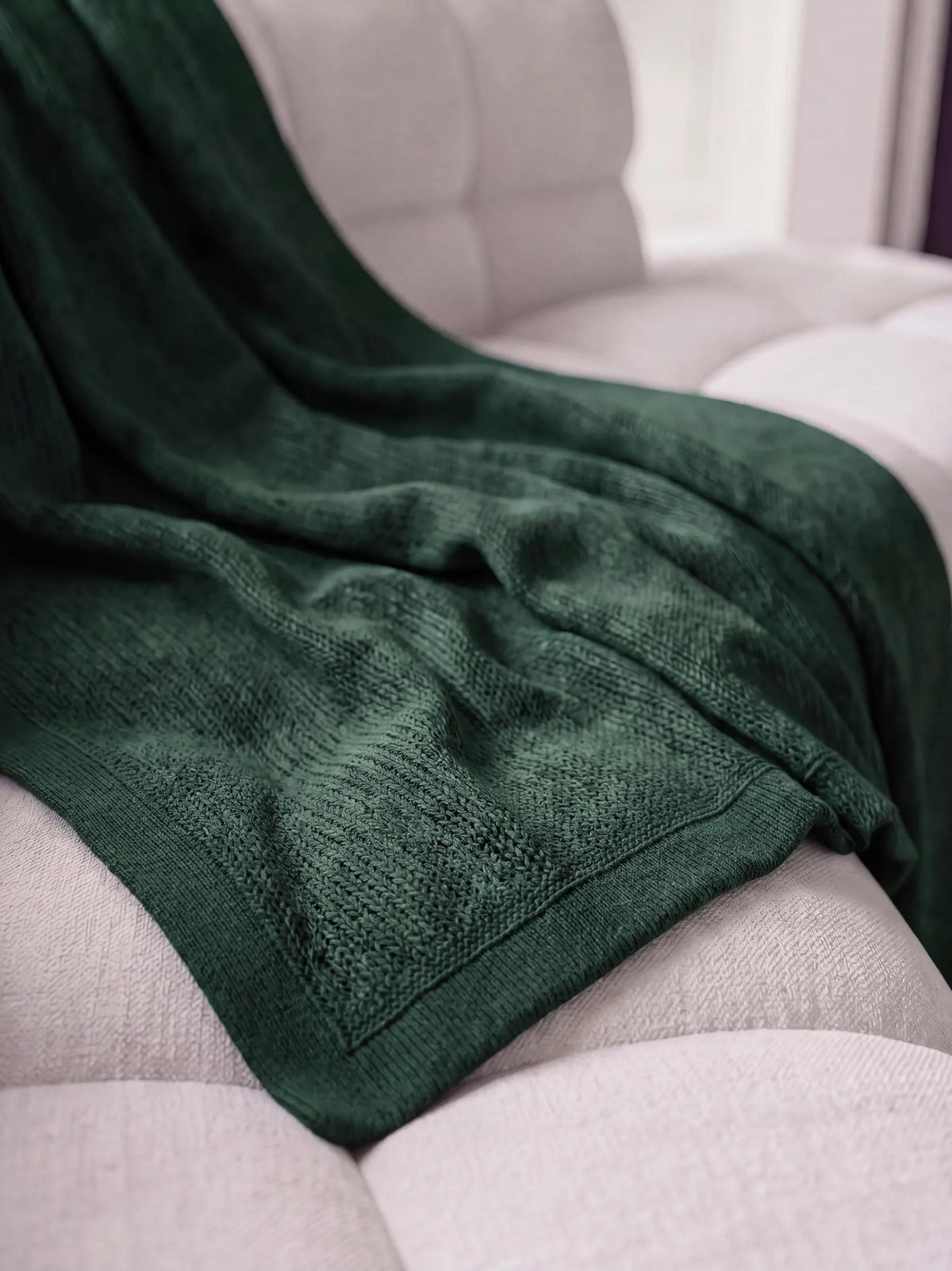 Cotton Blanket Helma Green