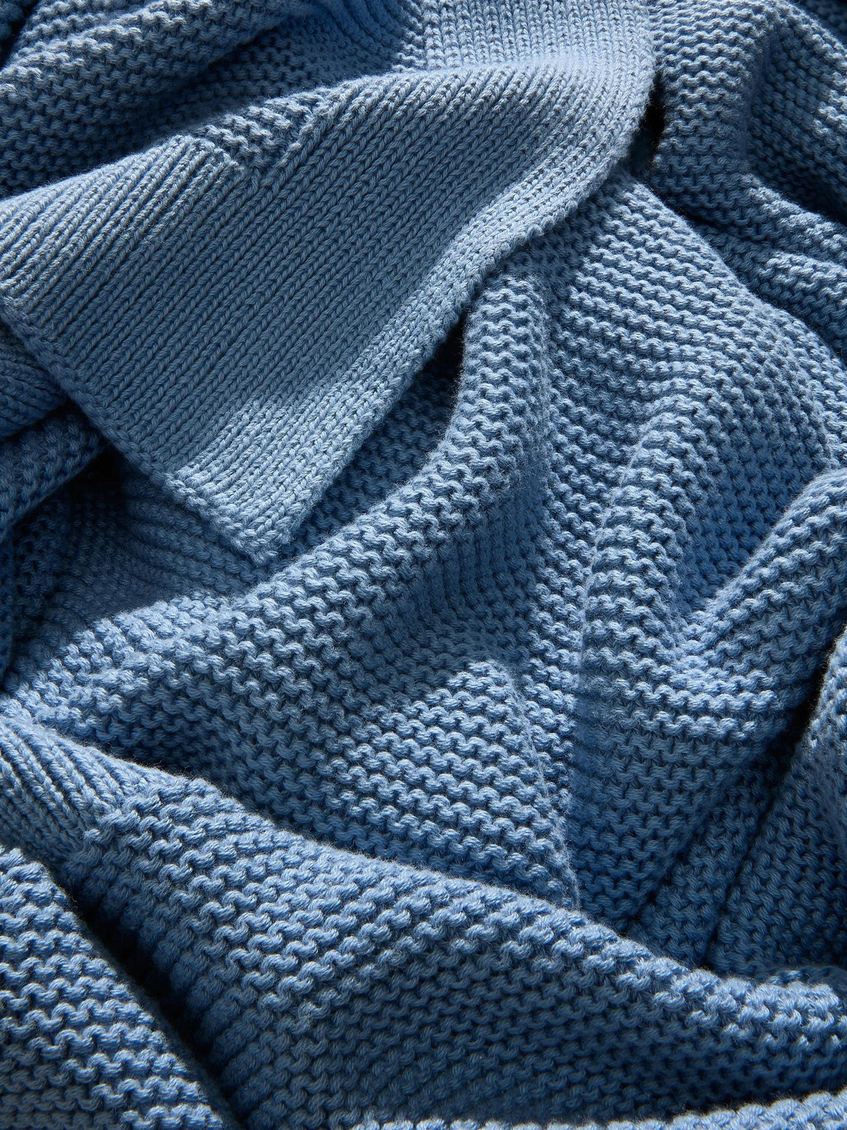 Cotton Blanket Helma Light Blue