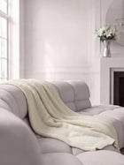 Cotton Blanket Helma Ivory