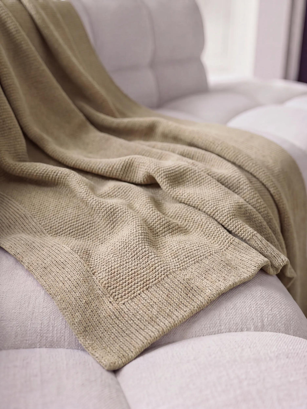 Cotton Blanket Helma Beige