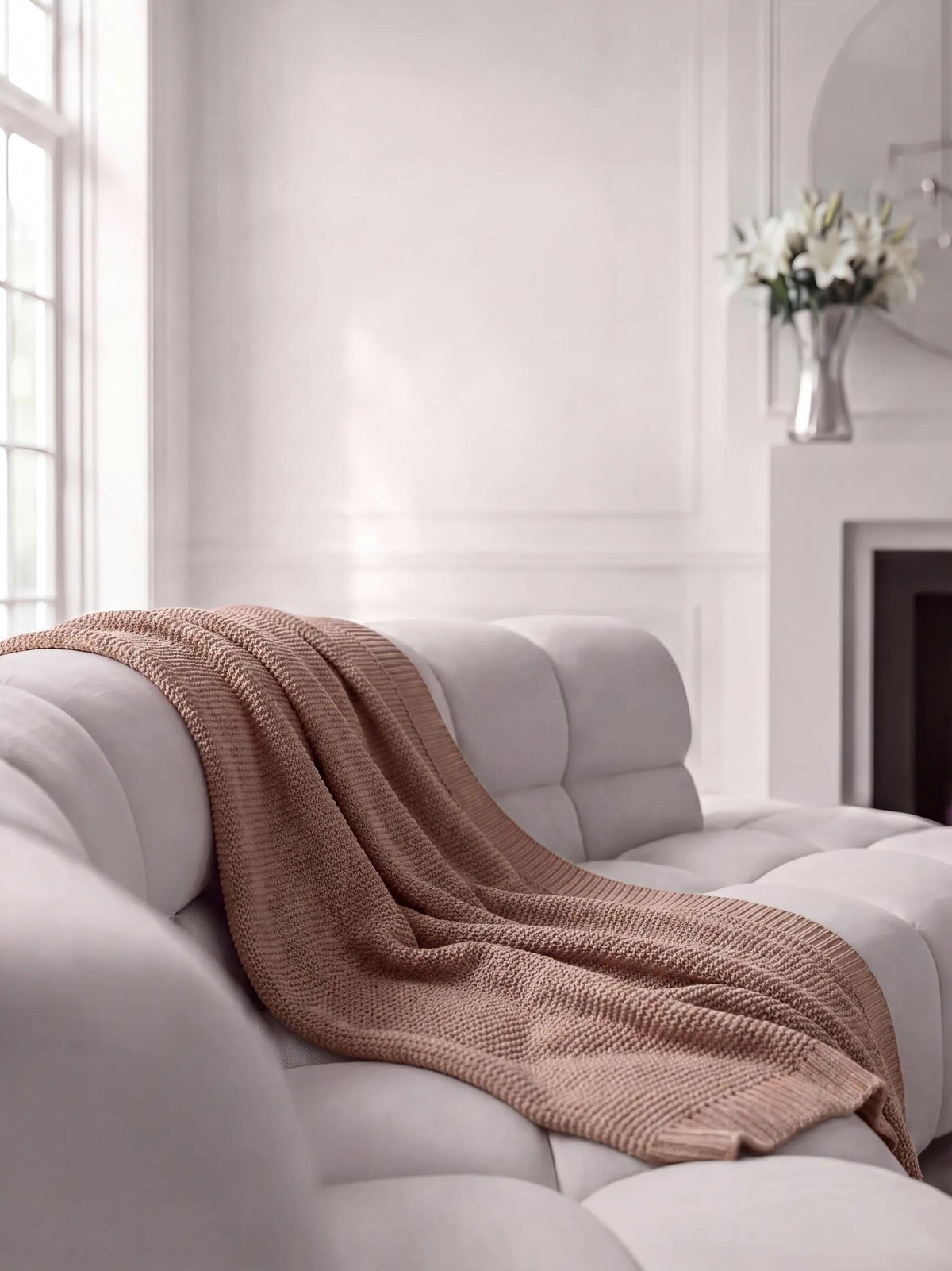 Cotton Blanket Helma Rose