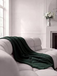 Cotton Blanket Helma Green