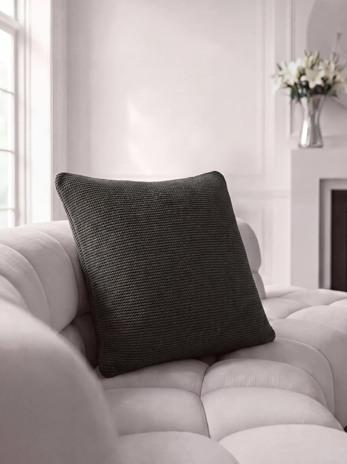 Cushion Helma Dark Grey